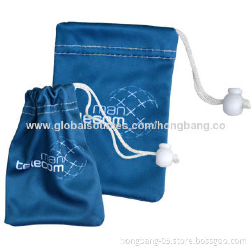 Microfiber mobile phone pouch